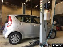 Общий вид Suzuki Splash до установки проставок