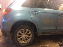 Задняя часть Mitsubishi ASX после установки