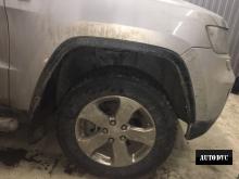 Передняя часть Jeep Grand Cherokee после установки