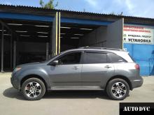 Acura MDX после установки проставок