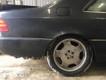 Задняя часть Mersedes S140 AMG до установки проставок