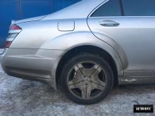 Задняя часть Mercedes S600 после выполненной работы