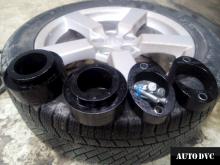 MITSUBISHI OUTLANDER II установка проставок для увеличения клиренса