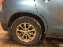 Задняя часть Mitsubishi ASX после выполнения работы