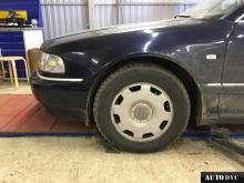 Передняя часть  Audi A8L до установки проставок