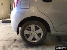 Задняя часть Chevrolet Aveo I Рестайлинг до установки проставок
