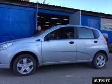 Общий вид Chevrolet Aveo I Рестайлинг после установки проставок