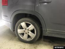 Задняя часть Chevrolet Orlando после установки проставок