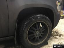 Передняя часть Chevrolet Tahoe до установки проставок