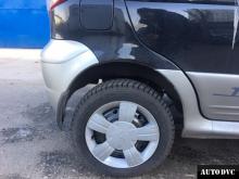 Задняя часть Daewoo Matiz после установки проставок