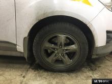 Передняя часть Ford C-Max после установки проставок