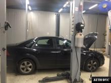 Общий вид Ford Focus до установки проставок