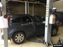 Общий вид Honda CR-V до установки проставок