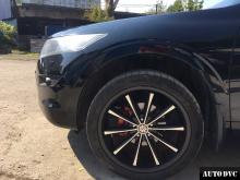 Передняя часть Honda Crosstour после установки проставок