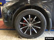 Передняя часть Honda Crosstour до установки проставок
