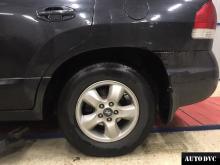 Задняя часть Hyundai Santa Fe до установки проставок