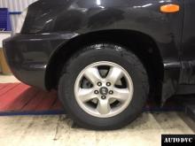 Передняя часть Hyundai Santa Fe до установки проставок