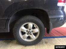 Задняя часть Hyundai Santa Fe после установки проставок