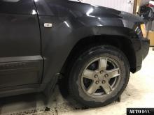 Передняя часть Jeep Grand Cherokee до установки проставок