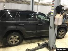 Общий вид Jeep Grand Cherokee до установки проставок