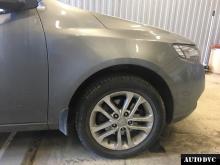 Передняя часть Kia Cerato после установки проставок