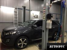 Общий вид Kia Sorento Prime до установки проставок