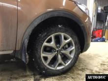 Передняя часть Kia Sorento Prime после установки проставок
