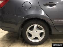 Задняя часть Lada Granta до установки проставок