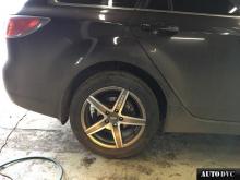 Задняя часть Mazda 6 после установки проставок
