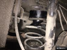 Стойка Mercedes A150 с установленной проставкой