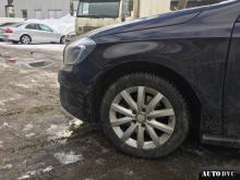 Передняя часть Mercedes A150 после установки проставок