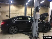 Общий вид Mercedes-Benz CLA-klasse I до установки проставок