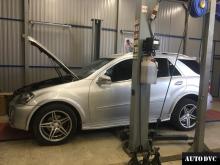 Общий вид Mercedes-Benz M-klasse до установки проставок