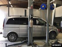 Общий вид Mercedes-Benz Vito II до установки проставок