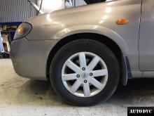 Передняя часть Nissan Almera до установки проставок