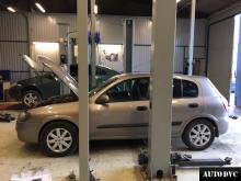 Общий вид Nissan Almera до установки проставок