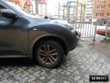 Общий вид Nissan Juke до установки проставок