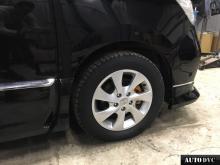 Передняя часть Nissan Serena до установки проставок