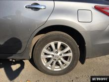 Задняя часть Nissan Teana III после установки проставок