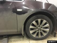 Передняя часть Opel Astra до установки проставок