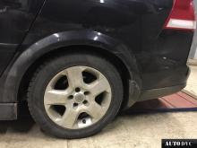 Задняя часть Opel Vectra до установки проставок