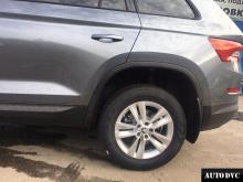 Задняя часть Skoda Kodiaq после установки проставок