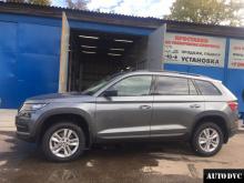 Общий вид Skoda Kodiaq после установки проставок