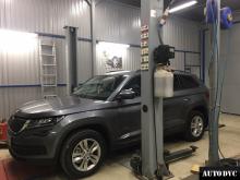 Общий вид Skoda Kodiaq до установки проставок