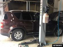 Общий вид Ssang Yong Rexton до установки проставок