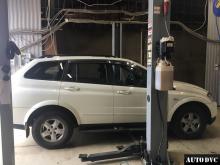 Общий вид SsangYong Kyron до установки проставок