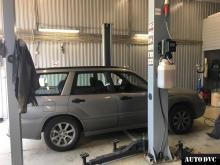 Общий вид Subaru Forester до установки проставок
