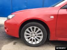 Передняя часть Subaru Impreza после установки проставок