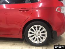 Задняя часть Subaru Impreza до установки проставок