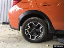 Задняя часть Subaru XV до установки проставок